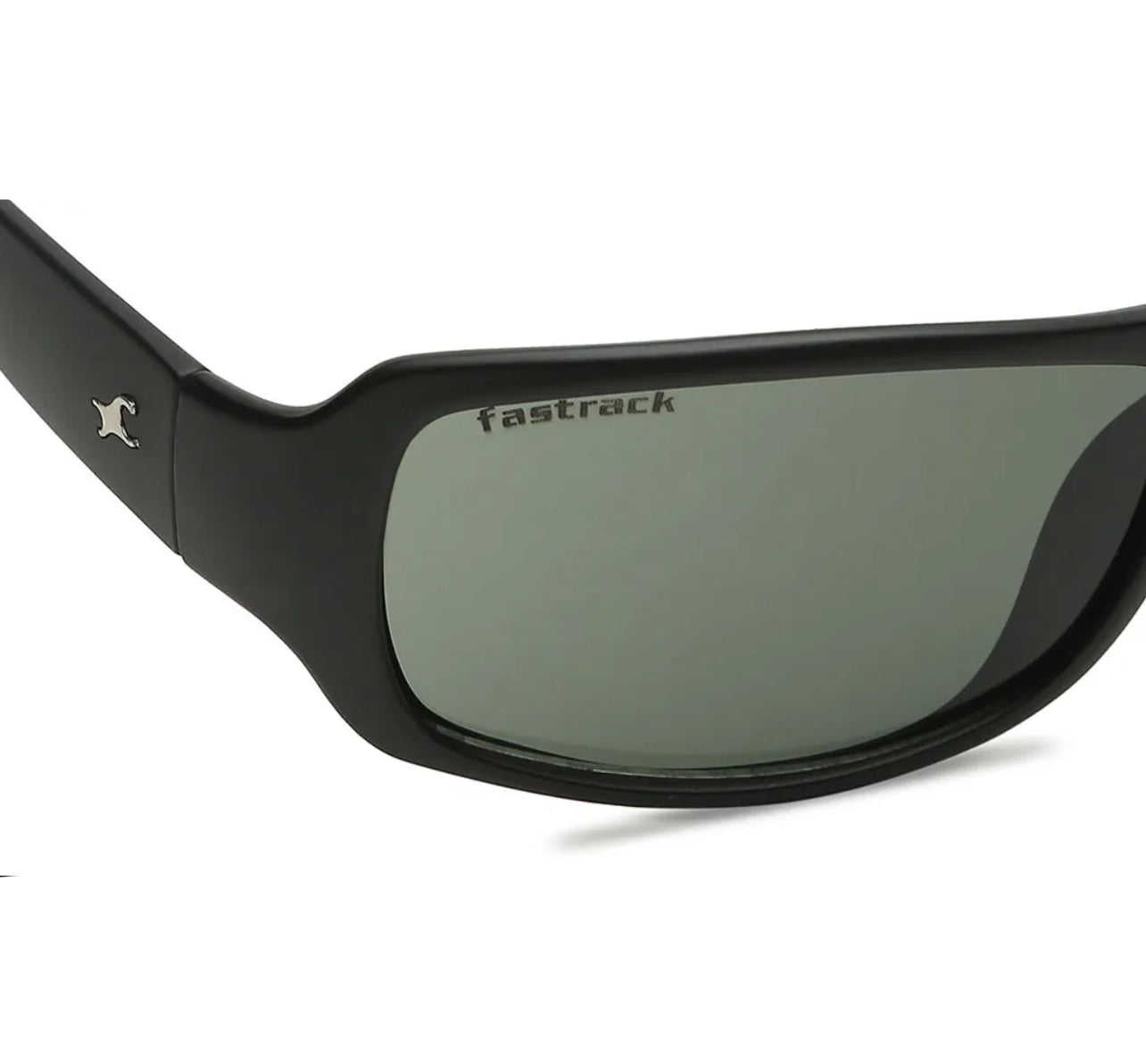 Fastrack Green Wraparound Sunglasses for Men P089GR3V