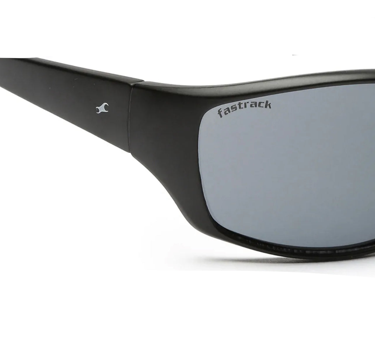 Fastrack Black Sporty Sunglasses for Men P374BK21V
