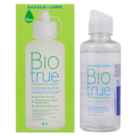 Bausch + Lomb Biotrue Contact Lens Solution 120ml
