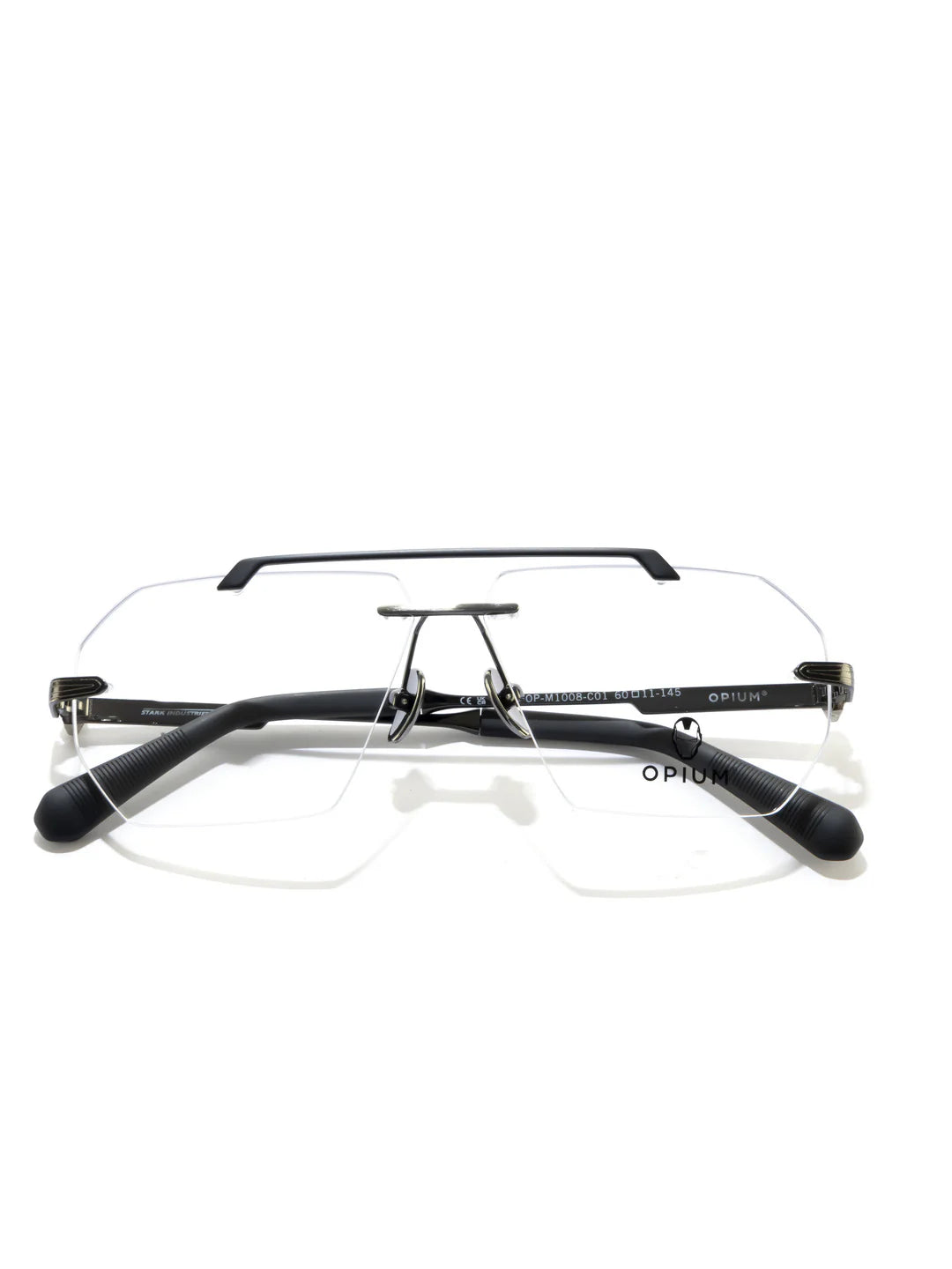 IRONMAN OP-M1008-C01 RIMLESS RECTANGULAR OPIUM FRAME