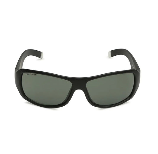 Fastrack Green Wraparound Sunglasses for Men P089GR3V