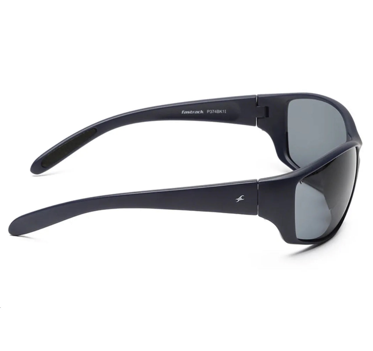 Fastrack Black Sporty Sunglasses for Men P374BK1IV