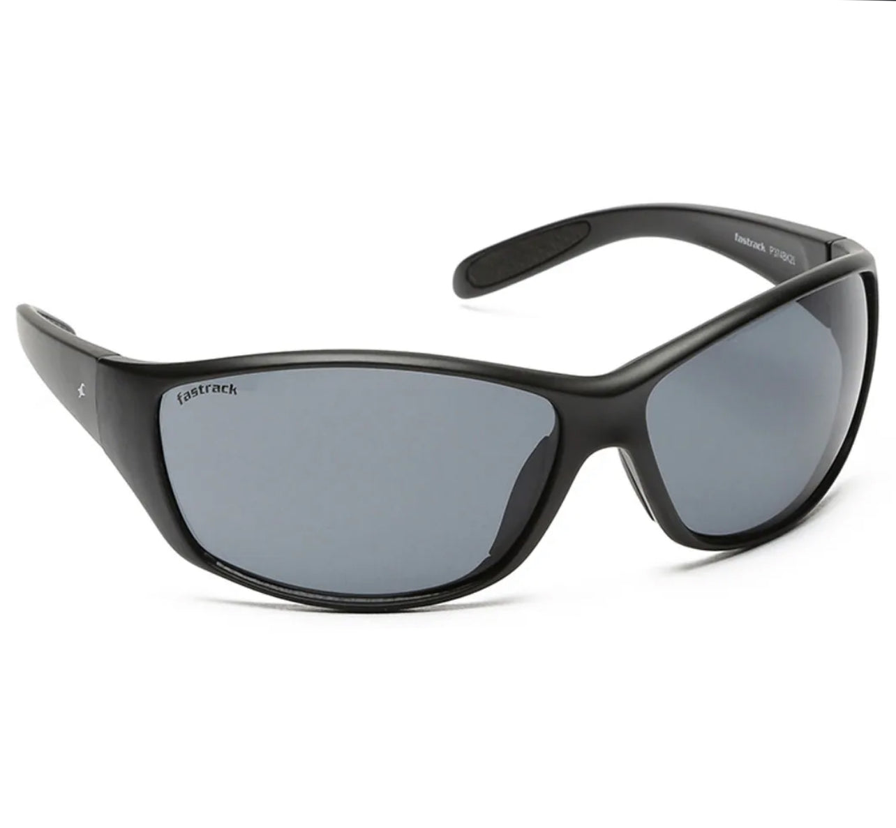 Fastrack Black Sporty Sunglasses for Men P374BK21V