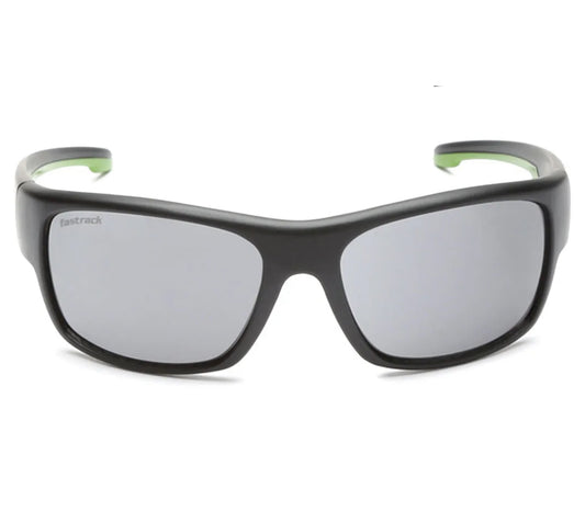 Fastrack Black Sporty Sunglasses for Men P314BK1V