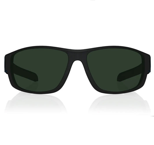 Fastrack Green Wraparound Sunglasses for Men P390GR2V