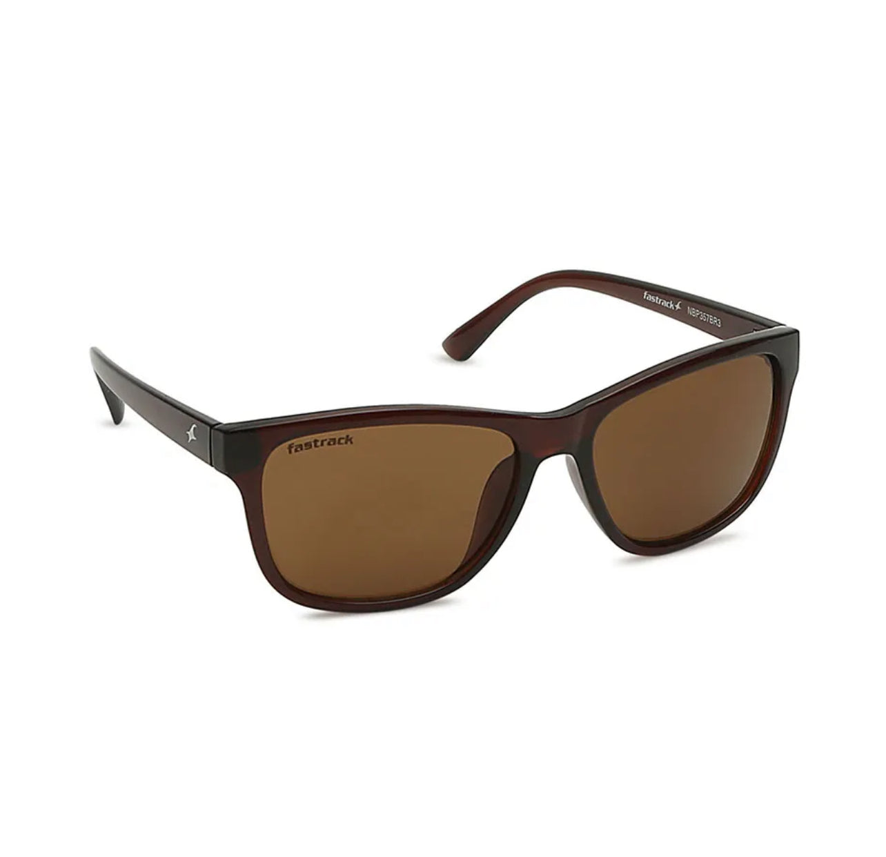 Fastrack Brown Wayfarer Sunglasses P357BR3V
