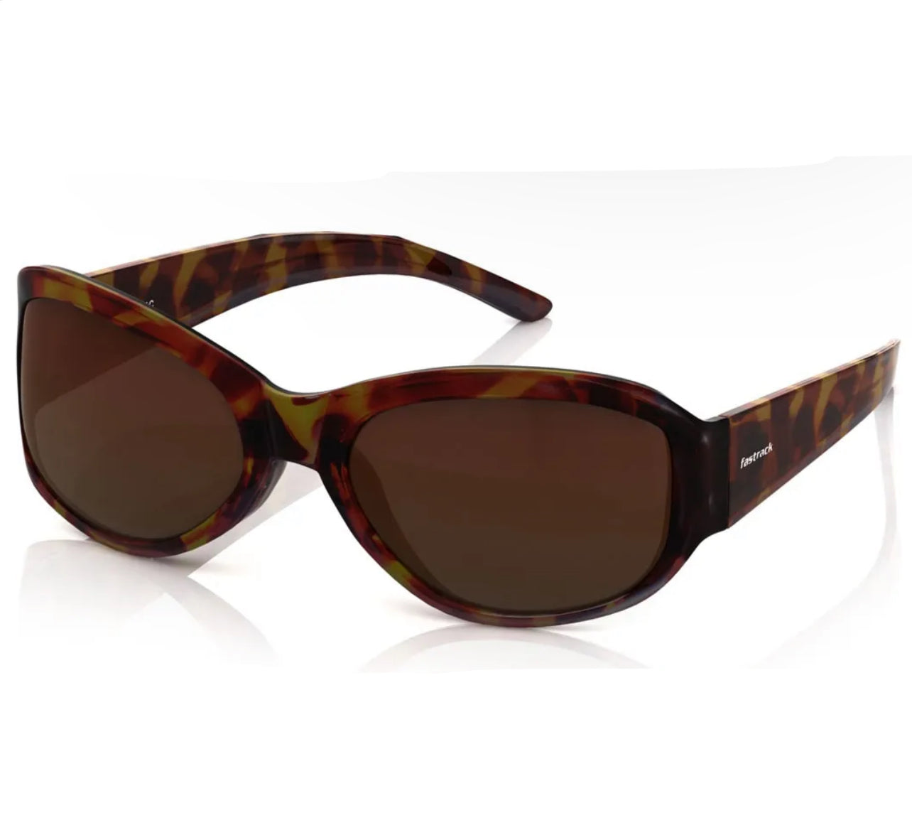 Fastrack Brown Butterfly Sunglasses for Women P186BR1FV