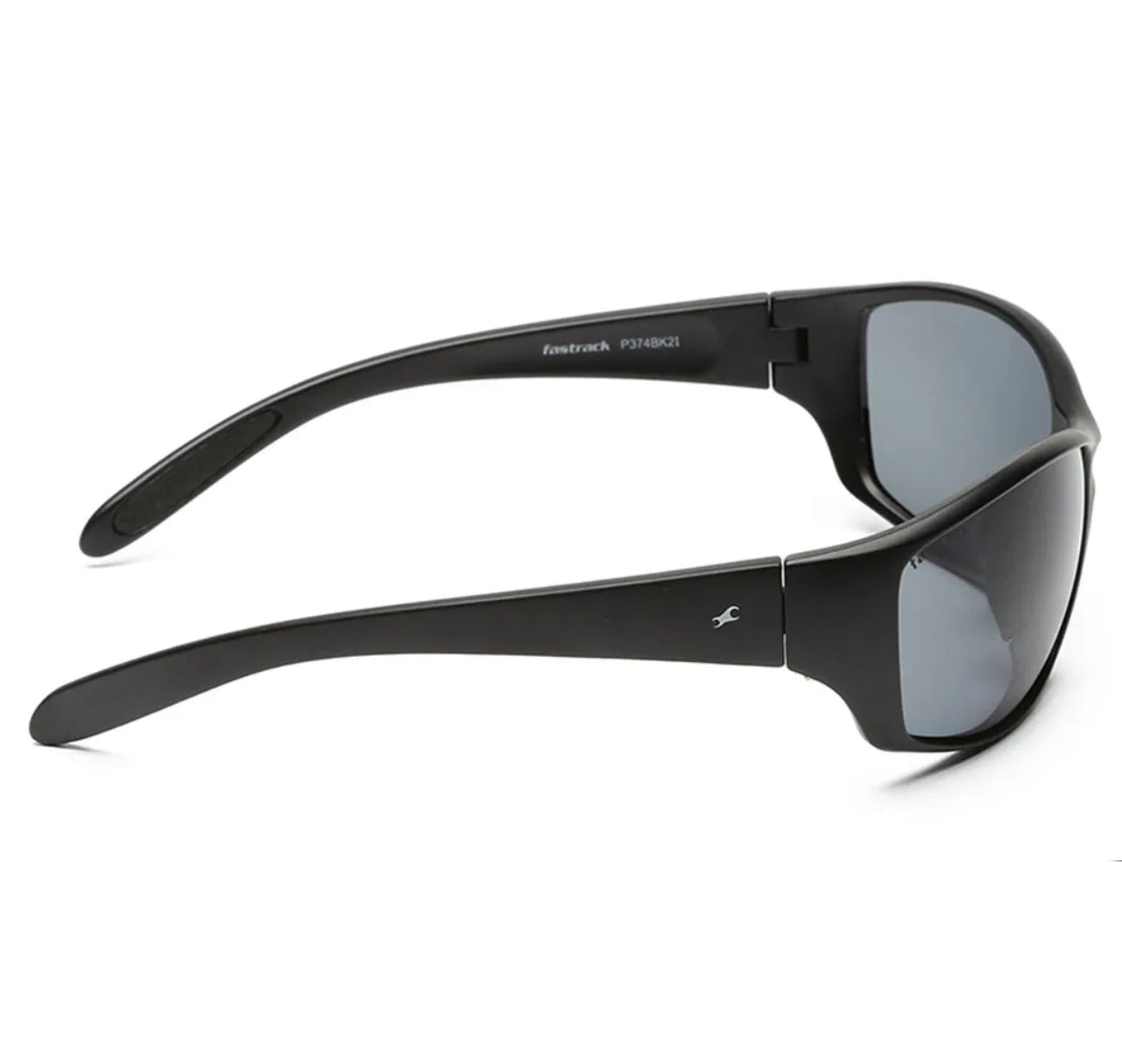 Fastrack Black Sporty Sunglasses for Men P374BK21V