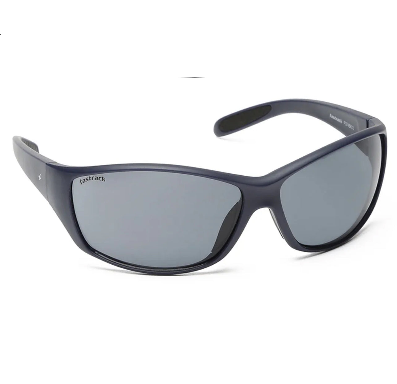 Fastrack Black Sporty Sunglasses for Men P374BK1IV
