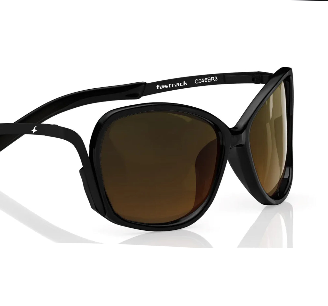 Fastrack Brown Bugeye Sunglasses for Women C046BR3V