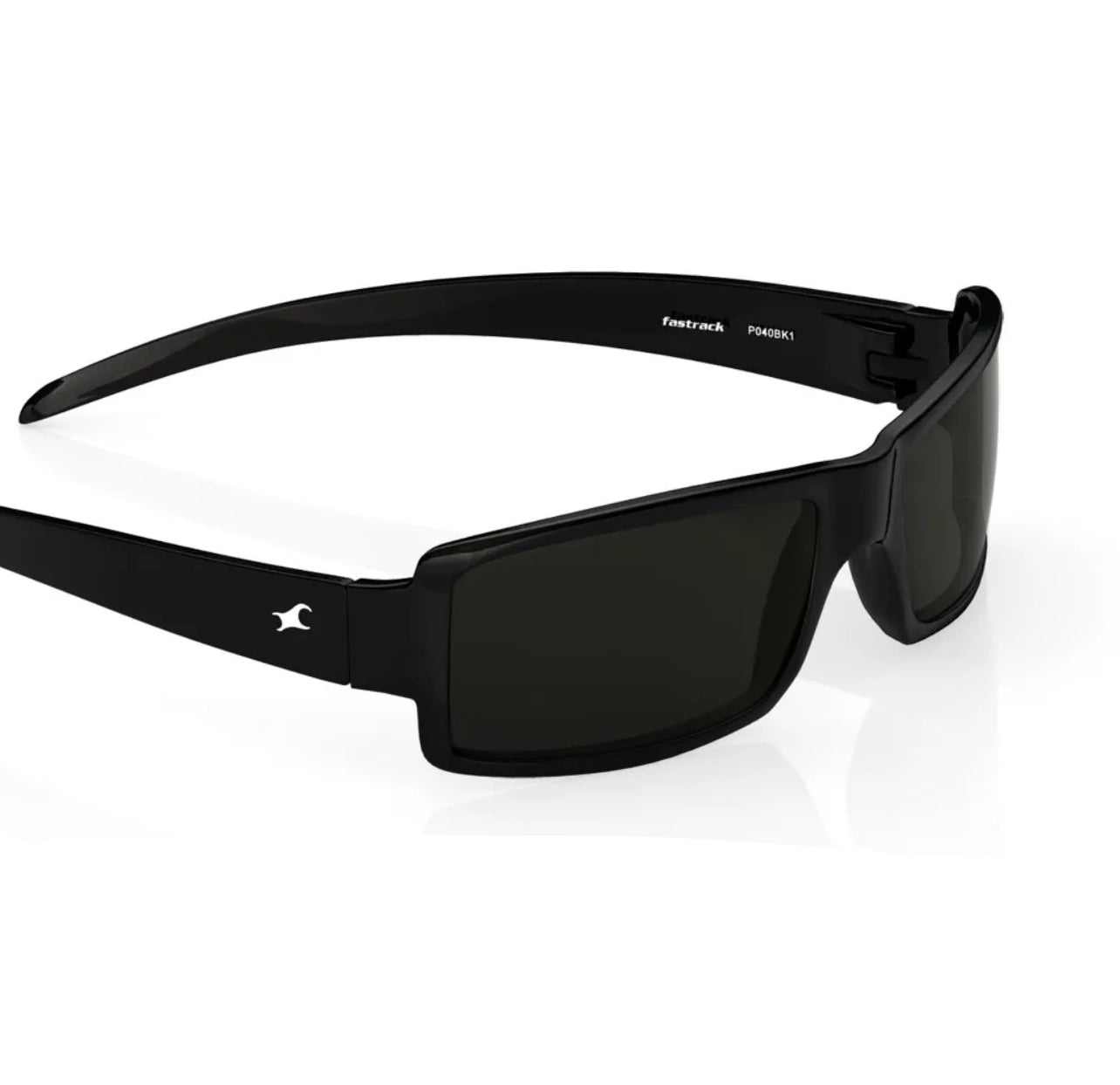 Fastrack Black Sporty Sunglasses for Men P040BK1V