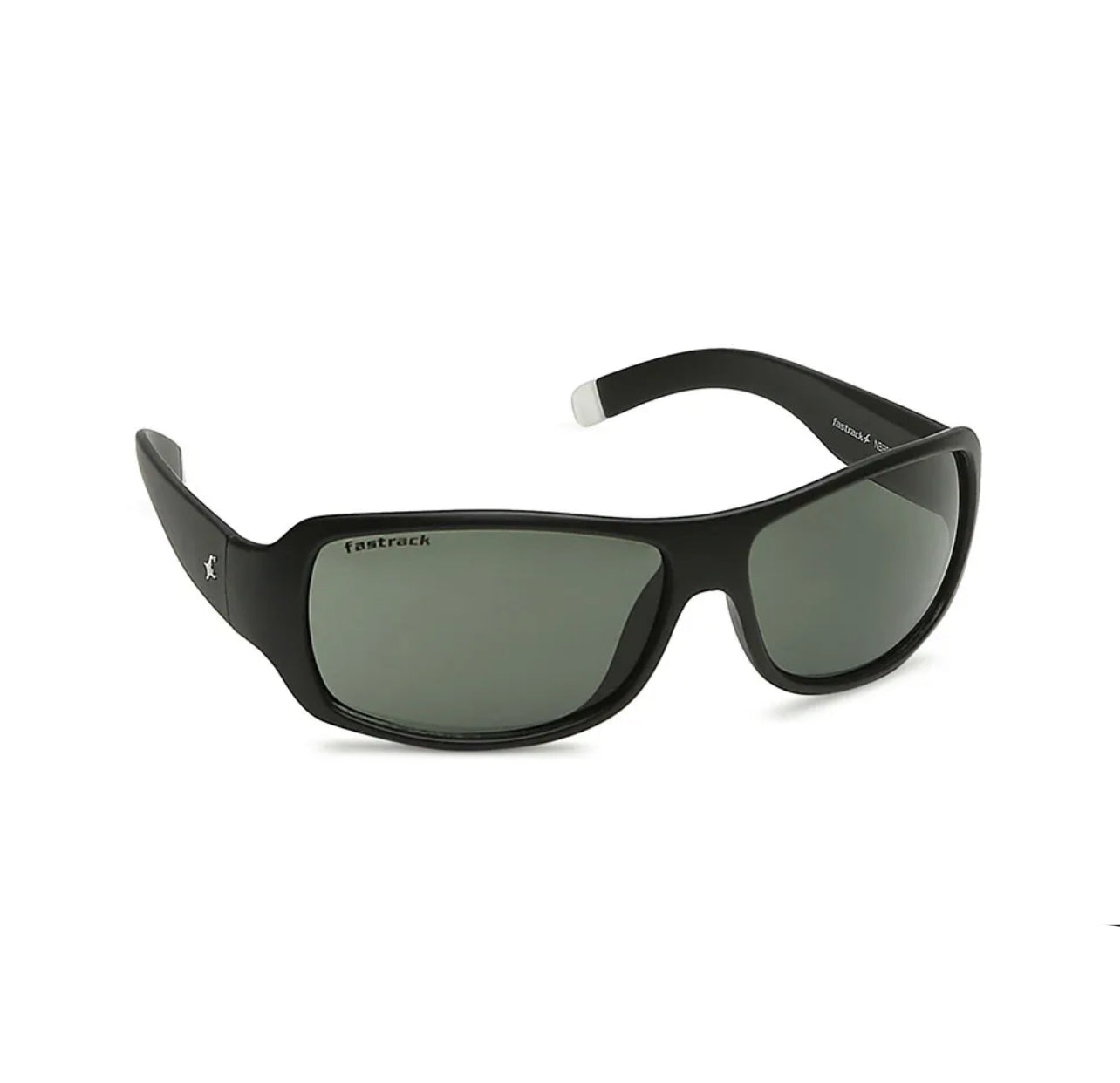Fastrack Green Wraparound Sunglasses for Men P089GR3V