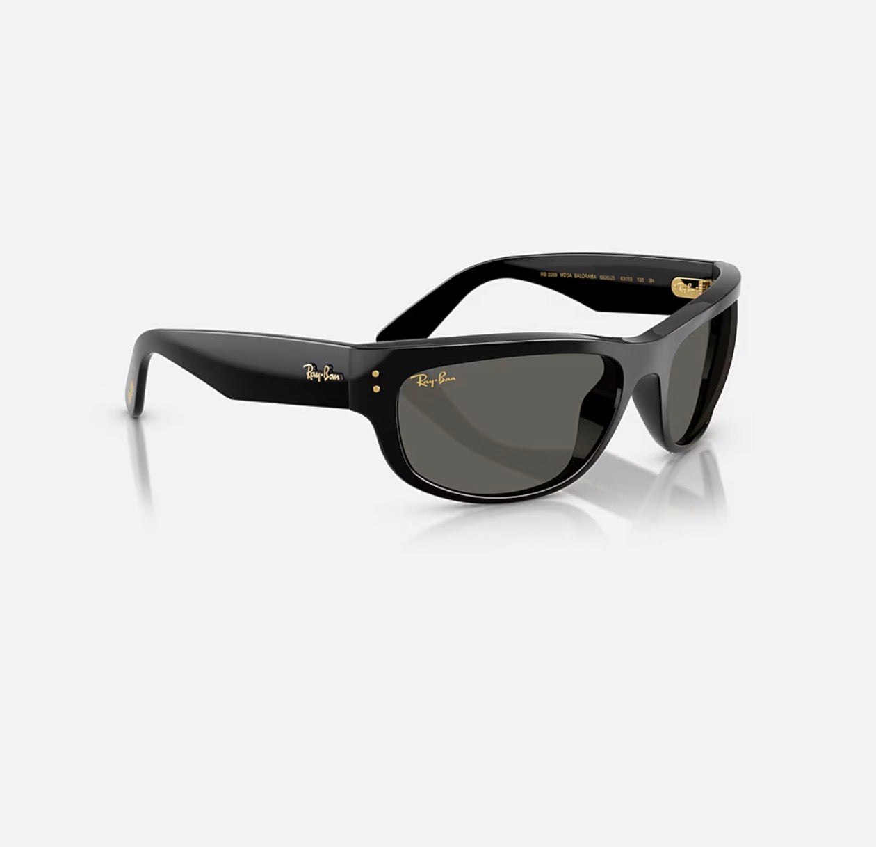 Rayban ASAP ROCKY RB 2289 6826 MEGA BALORAMA BLACKED OUT COLLECTION Sunglasses