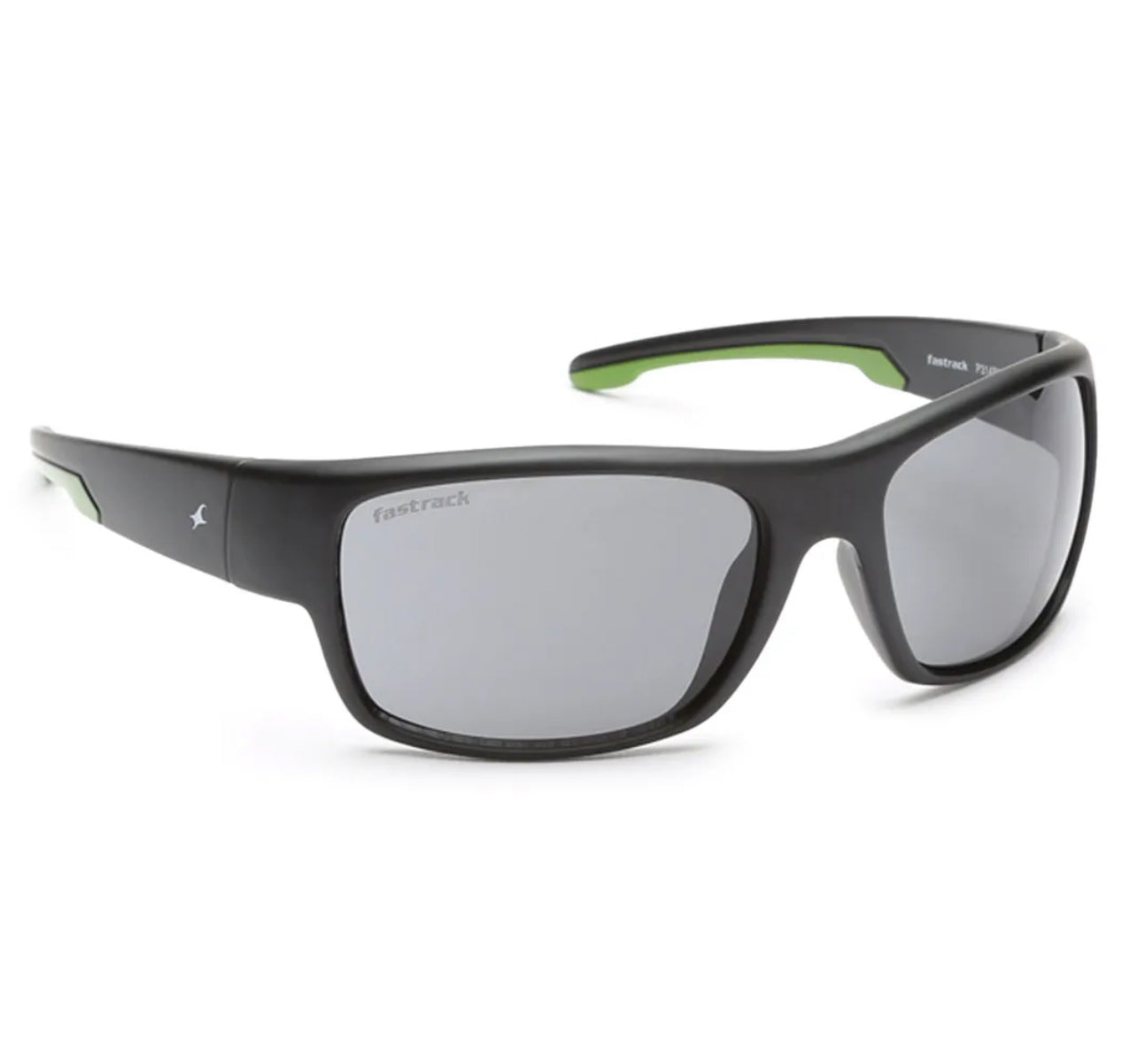 Fastrack Black Sporty Sunglasses for Men P314BK1V