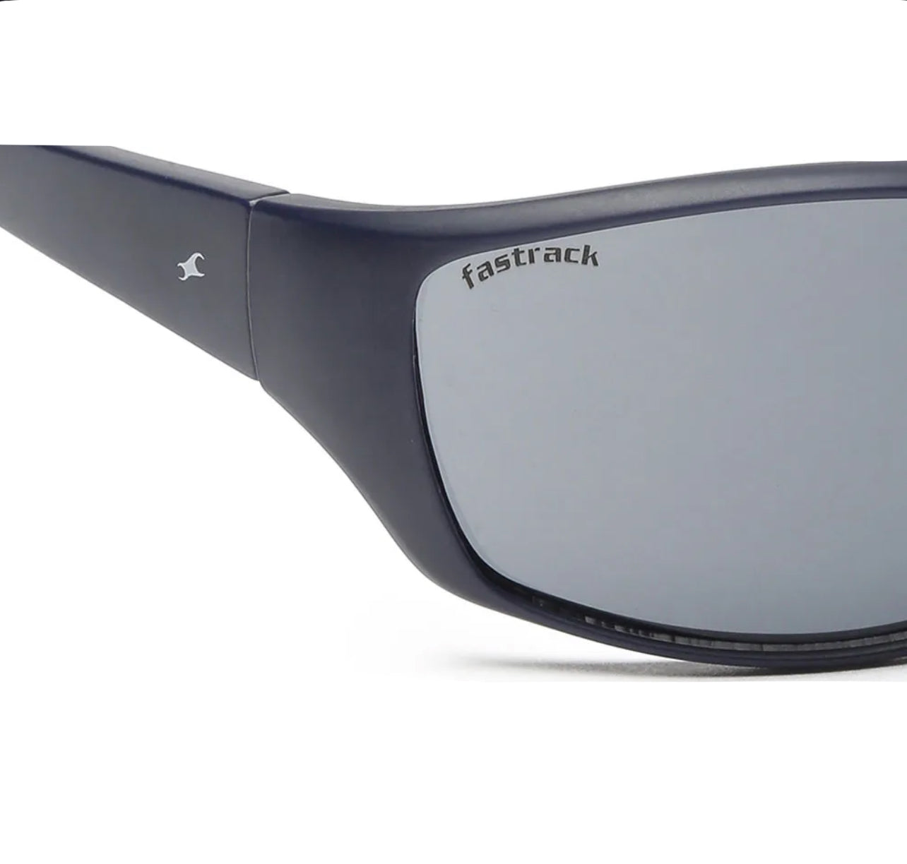 Fastrack Black Sporty Sunglasses for Men P374BK1IV