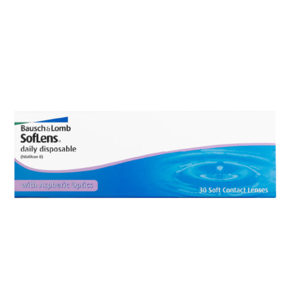 Bausch + Lomb Soflens(SL) Spherical Only Daily Disposable Contact Lenses (30 Lens/Box)