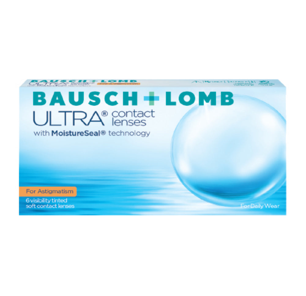 Bausch + Lomb Ultra Toric Monthly Disposable Contact Lenses (6 Lens/Box)