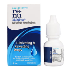 Renu MultiPlus Lubricating & Rewetting Drops 8ml [Pack of 2]