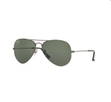 Rayban RB3025 004/58 Aviator Gun Metal/Green  Sunglasses