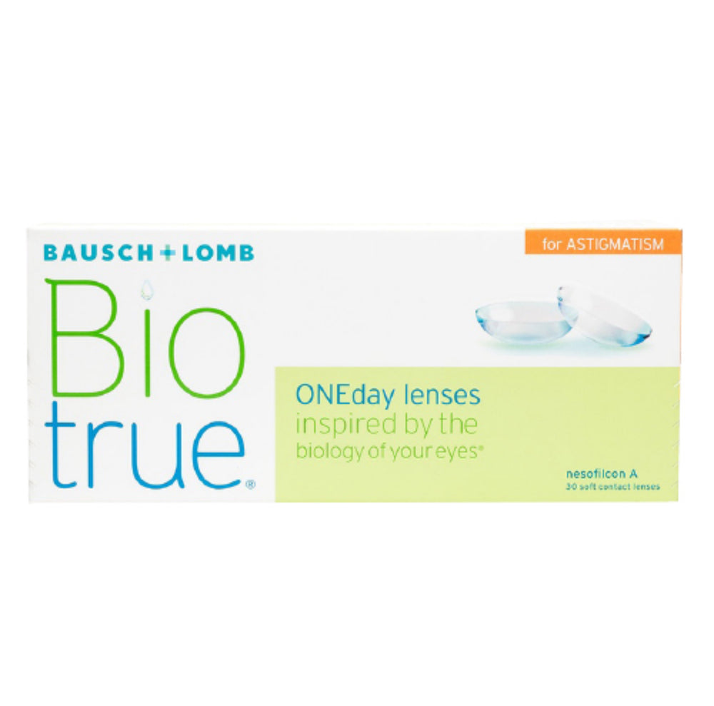 Bausch + Lomb Biotrue Toric ONEday lenses Daily Disposable Contact Lenses (30 Lens/Box)