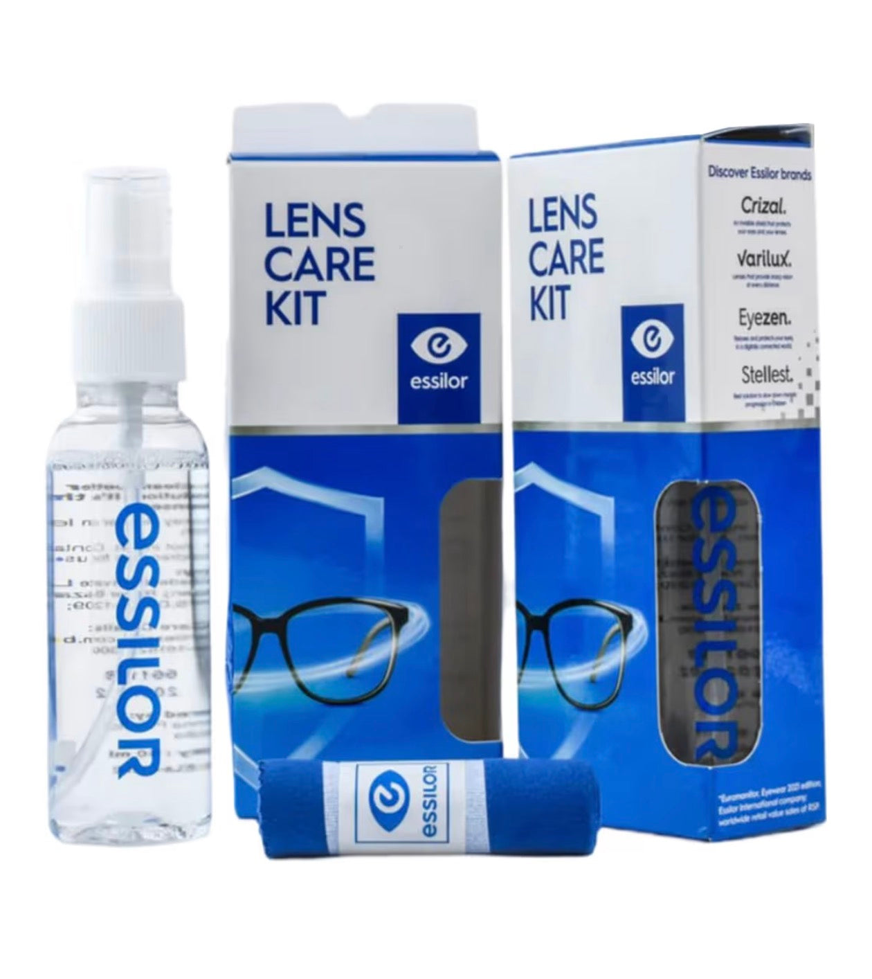 Essilor Lens Care Kit (Lens Cleaning Solution) [Pack of 2]