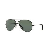 Rayban RB 3025 002/58 Black/Green Polarised Sunglasses