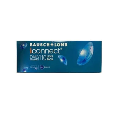 Bausch + Lomb iConnect Spherical Only Daily Disposable Contact Lenses (10 Lens Pack)