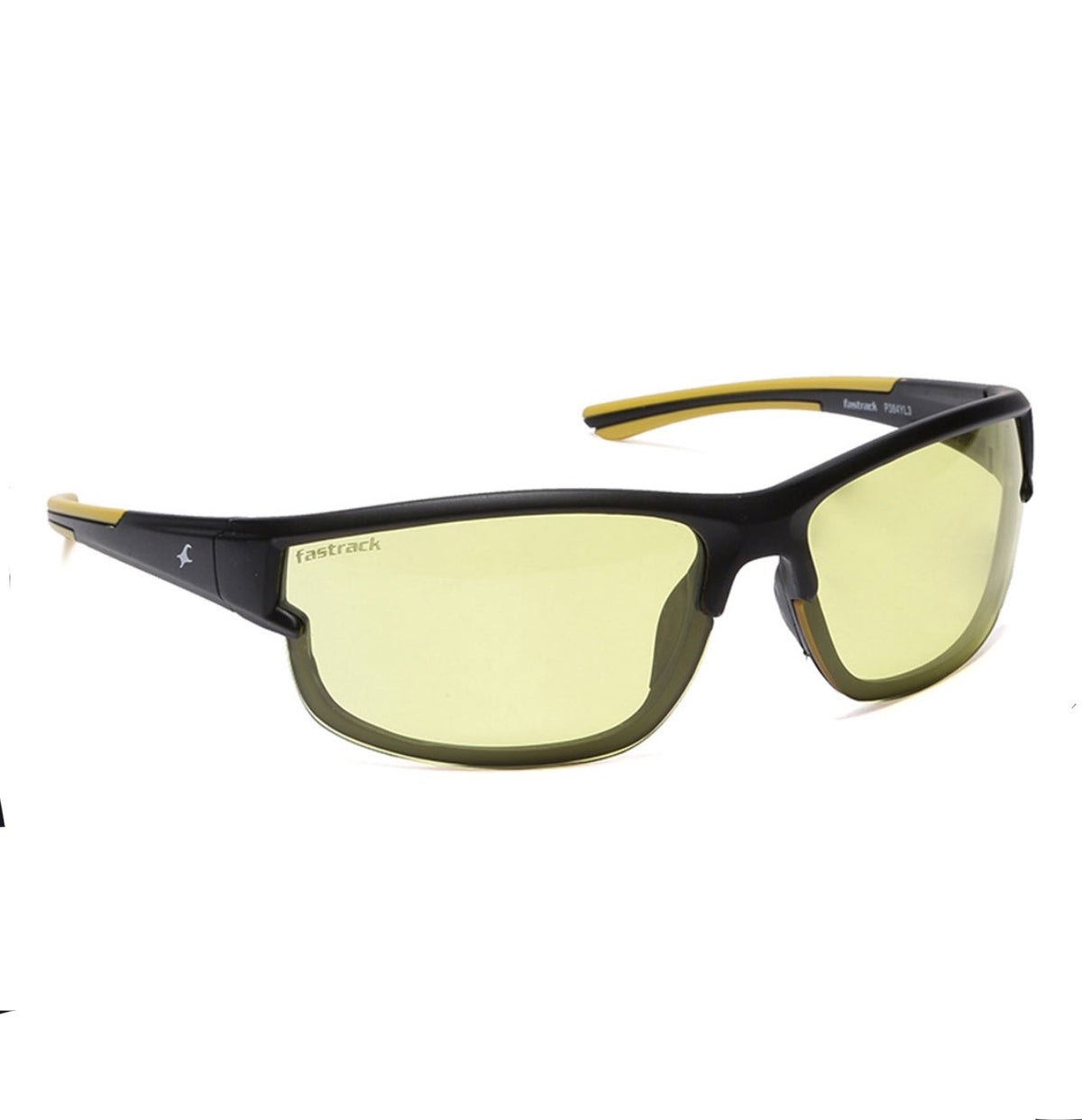 Fastrack P384YL3V Yellow Sporty Sunglasses